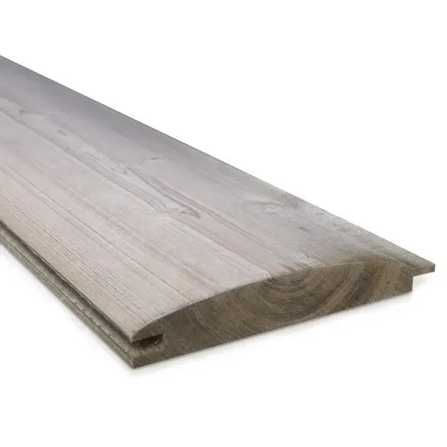 25x125mm Treated T&G Log Lap Timber Cladding (Sold per m)