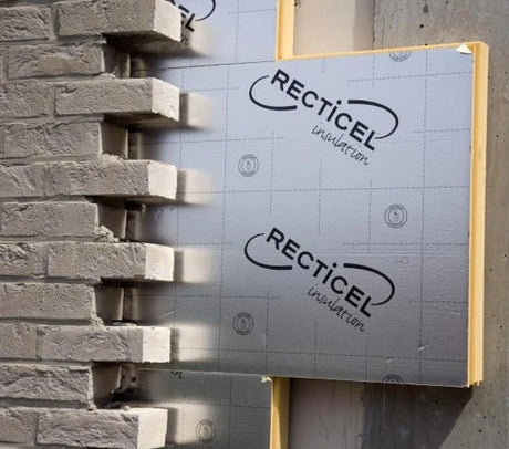 90mm Recticel Eurowall Plus Full Fill Cavity Insulation Board  - 10 Boards