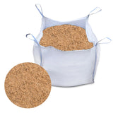 White bulk bag filled with soft sand  ideal for creating smooth, workable mortar, rendering, and interior plastering