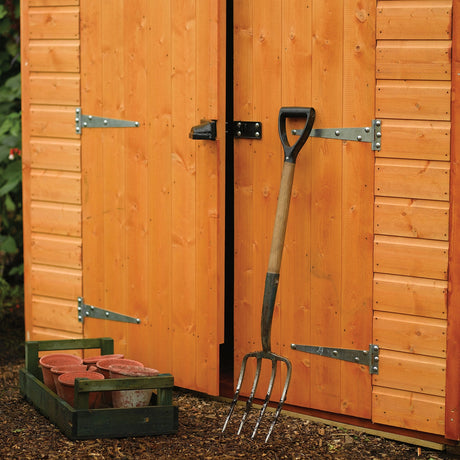8x6 Shiplap Wooden Security Shed - (2320mm x 1945mm x 2460mm)