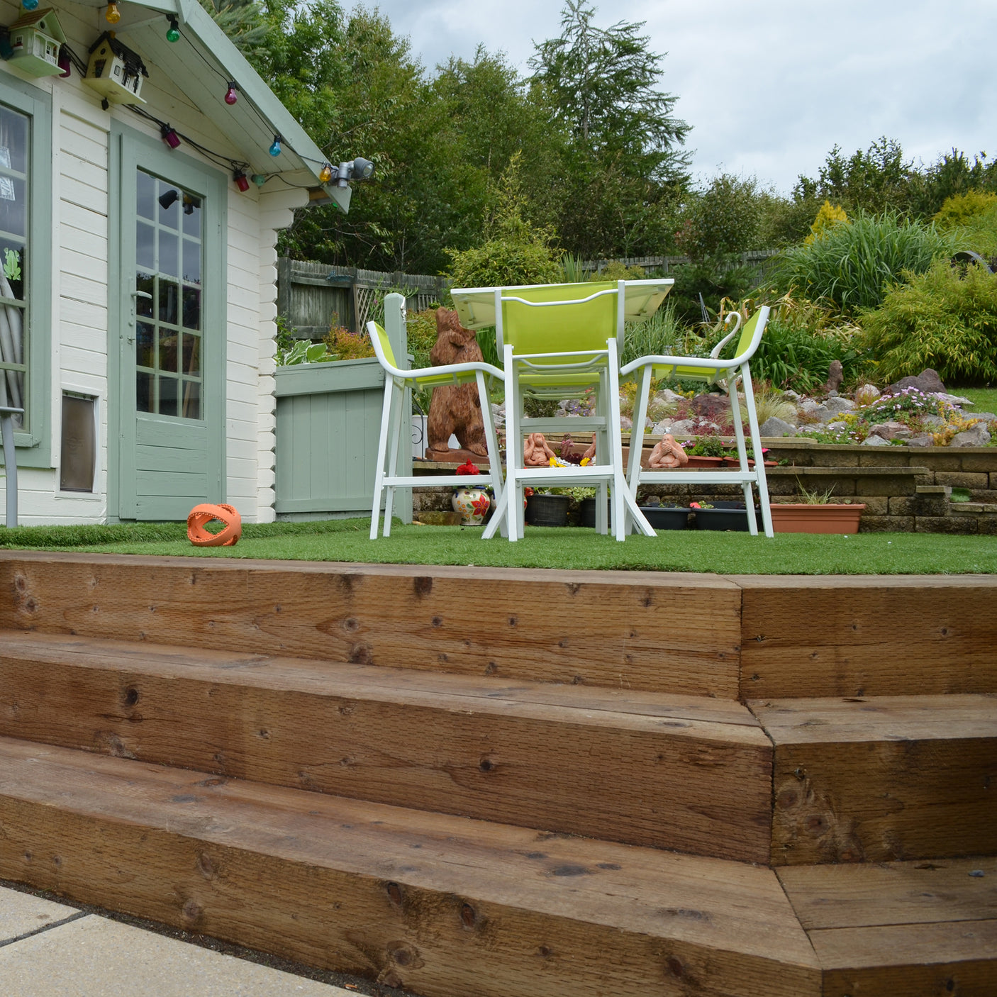 Treated Timber Sleeper Incised Brown (UC4) - 100x200mm x 2.4m