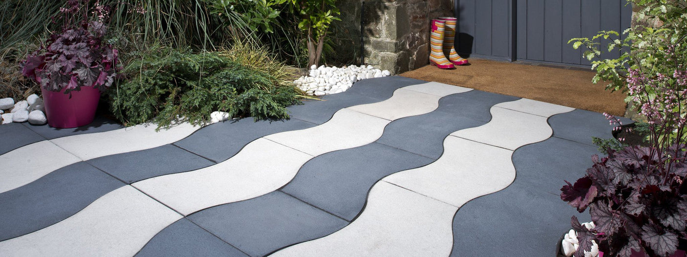 Prestbury Wave Patio Paving Kit 5.76m2