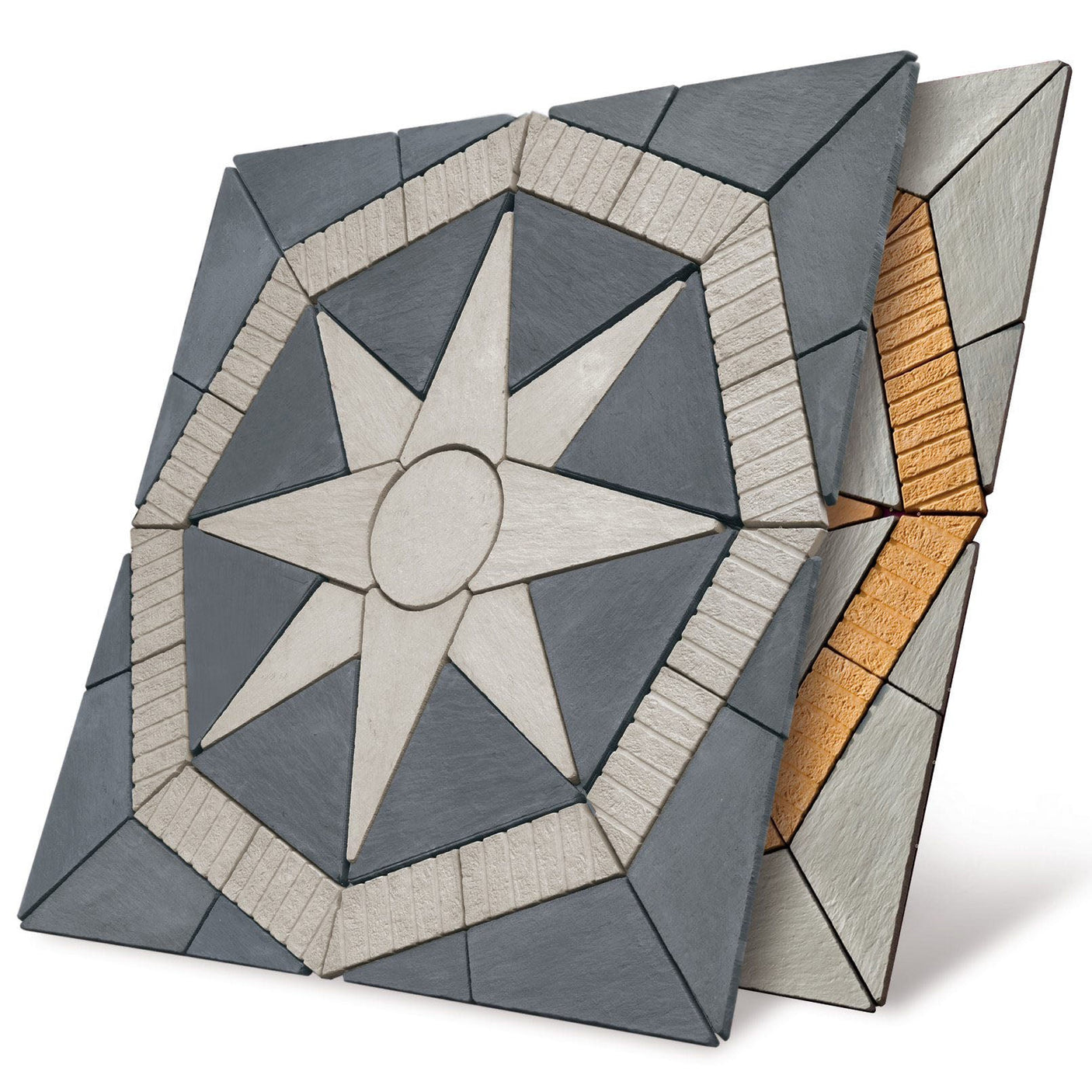 Bowland Stone Lakeland Star Patio Paving Kit - Welsh Slate - 5.76m²