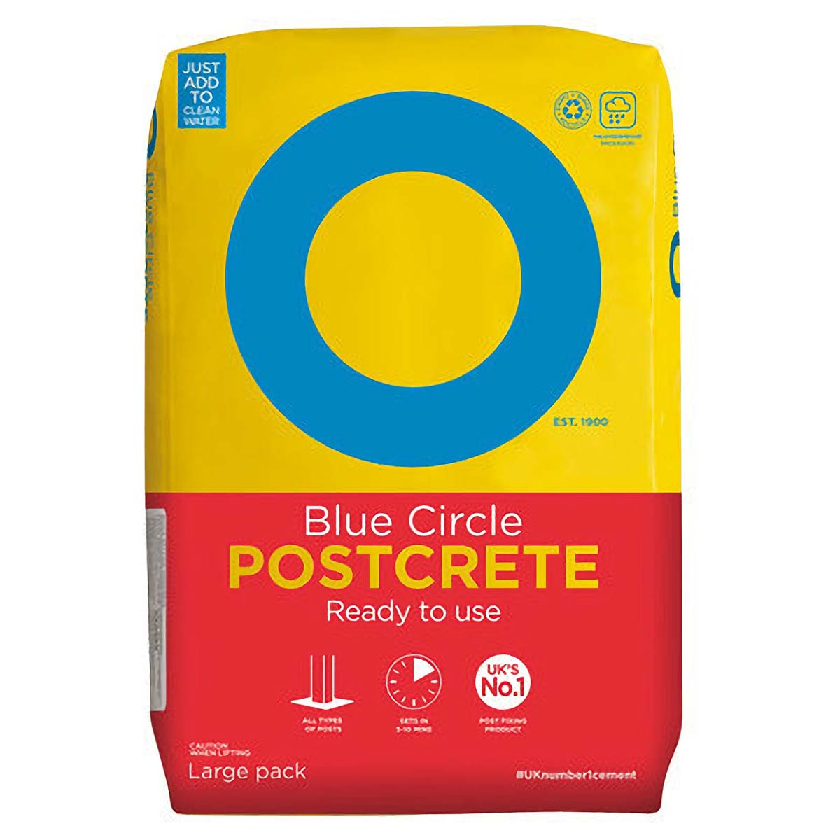 Blue Circle Ready to Use Postcrete 20kg DIY Building Supplies