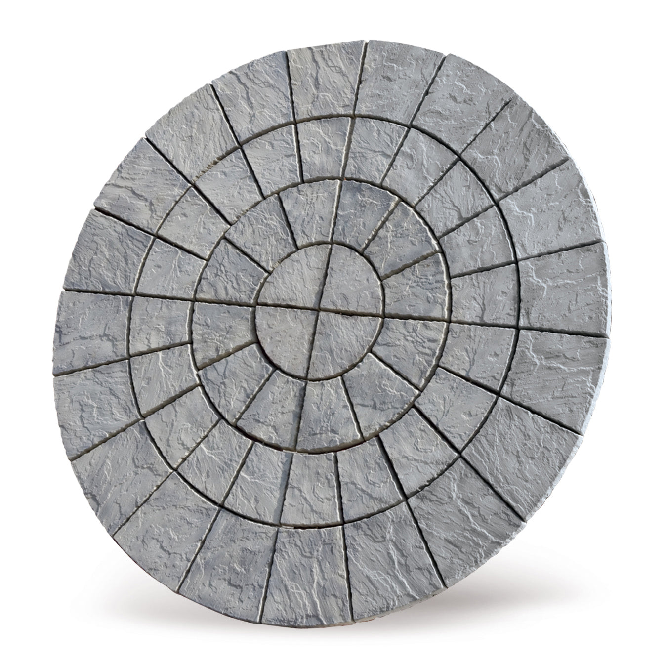 Bowland Stone Cathedral Circular Patio Kit - Weathered Moss - 2.56m