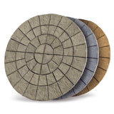 Bowland Stone Cathedral Circular Patio Kit - Weathered Moss - 2.56m