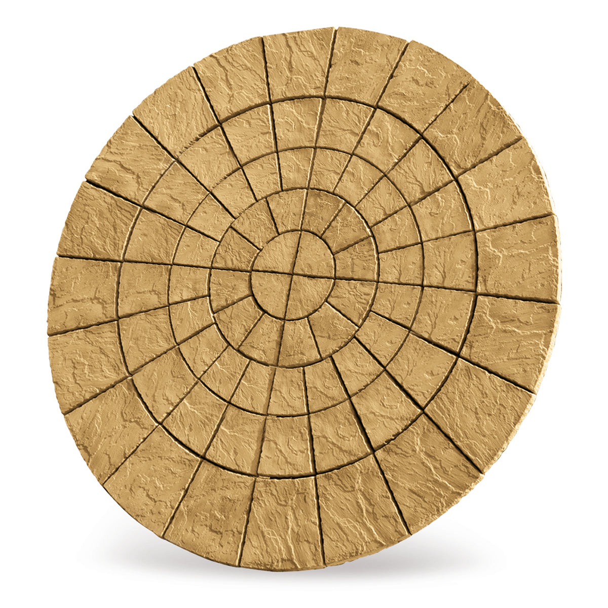 Bowland Stone Cathedral Circular Patio Kit - Barley - 3.48m