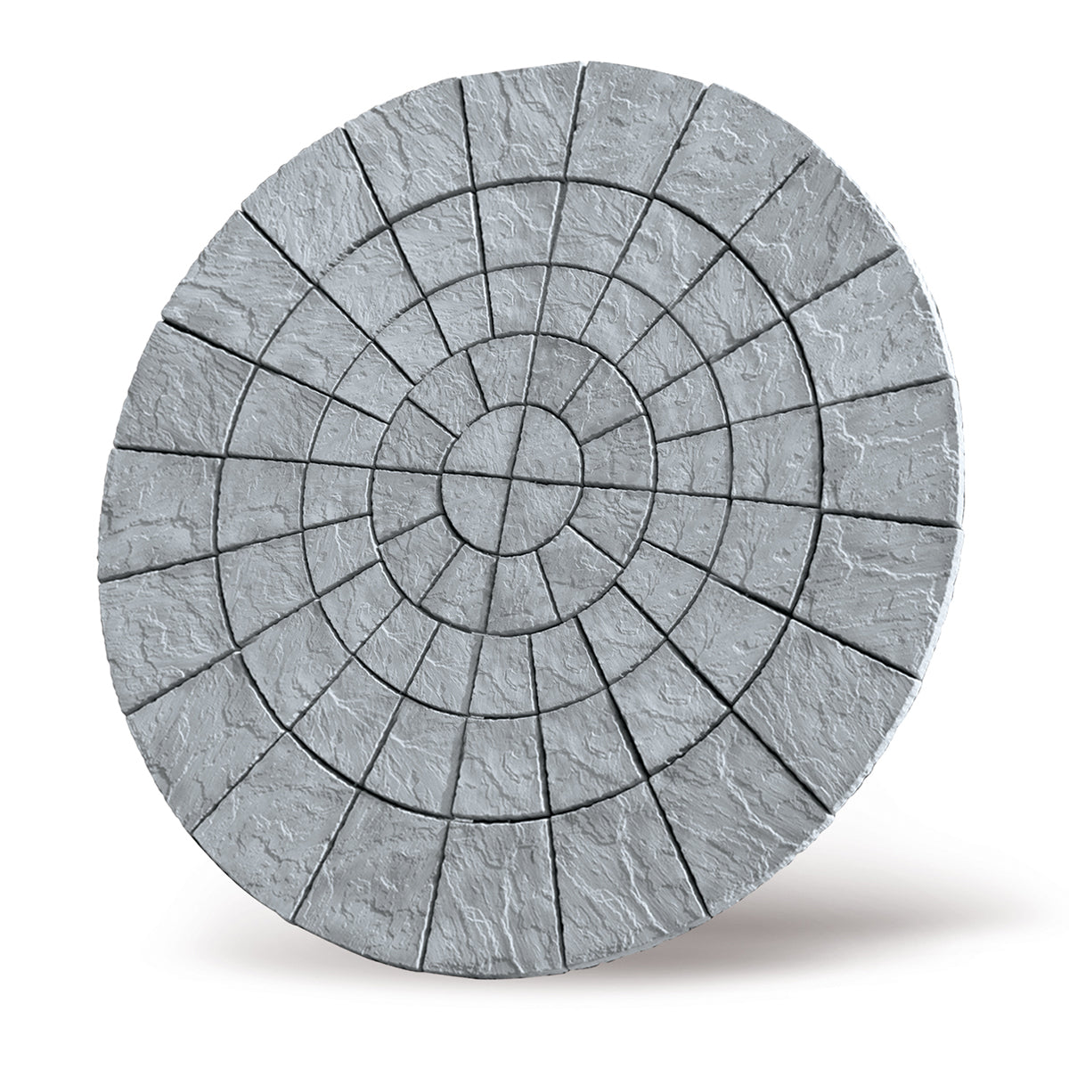 Bowland Stone Cathedral Circular Patio Kit - Weathered Moss - 3.48m