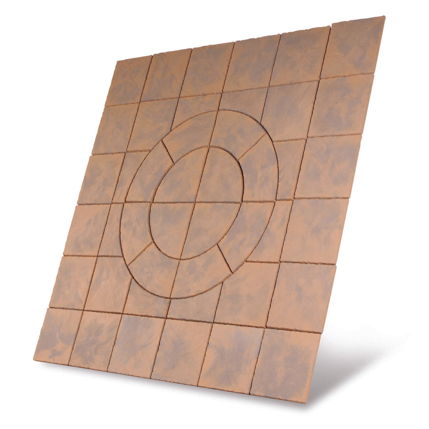 Bowland Stone Chalice Circle Patio Paving Kits - Honey Brown - 7.29m²