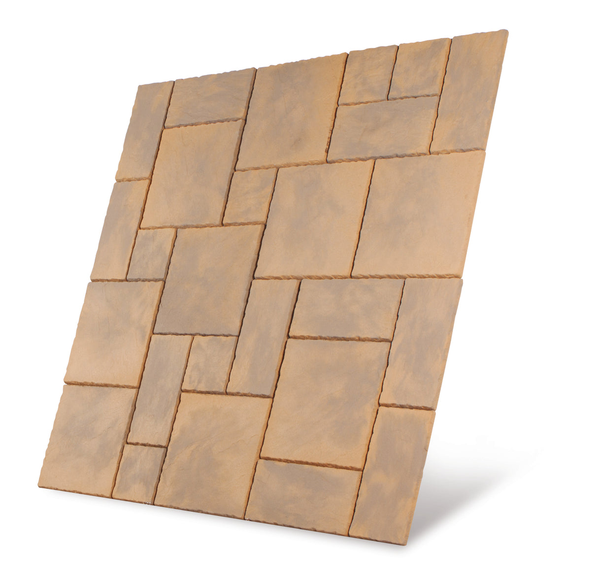 Bowland Stone Chalice Patio Paving Kits - Honey Brown - 5.76m²