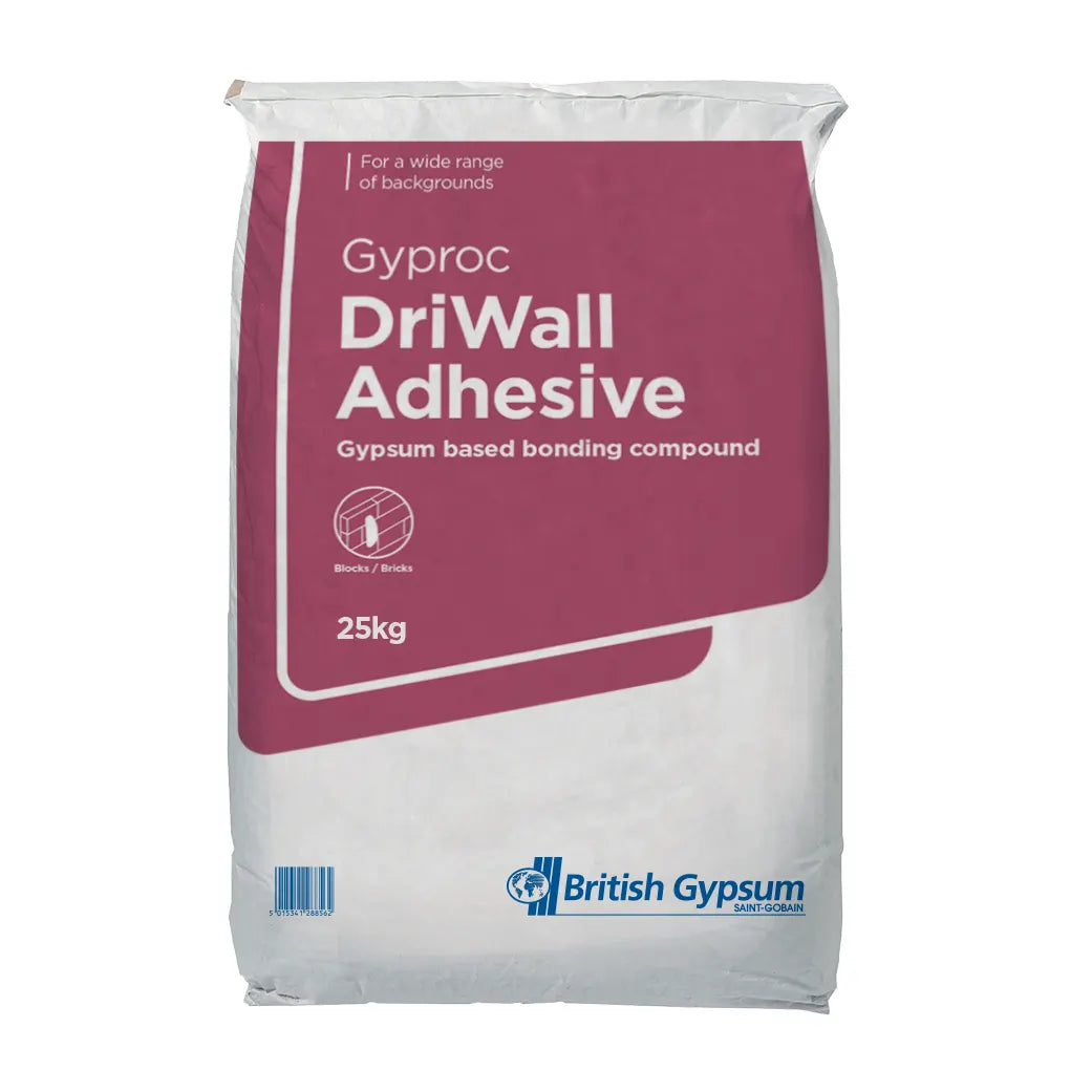 British Gypsum Gyproc General Purpose Drywall Plasterboard Adhesive 25kg
