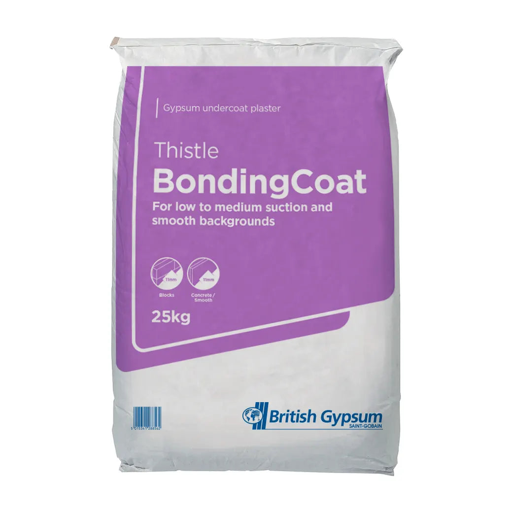 British Gypsum Thistle BondingCoat Plaster 25kg