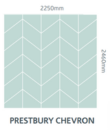 Bowland Stone Prestbury Chevron Patio Paving Kit - Welsh Slate - 5.54m²